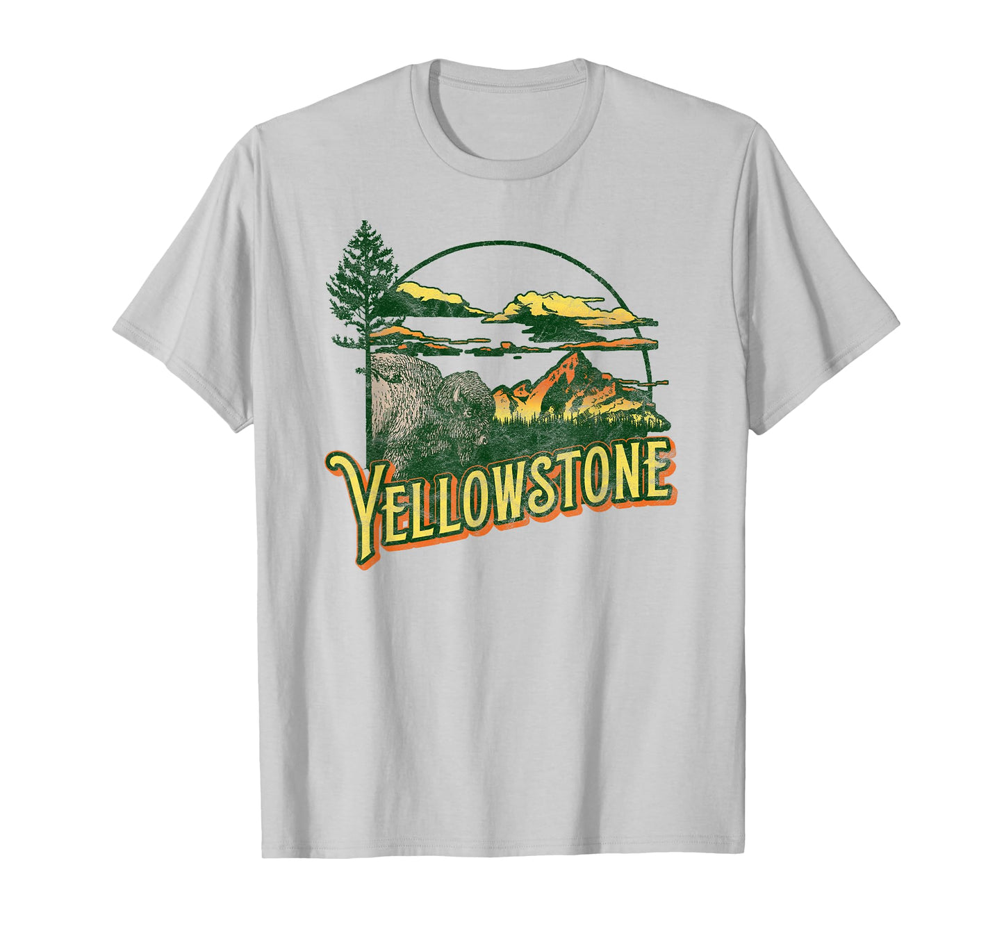 Vintage Yellowstone National Park Retro T-Shirt T-Shirt