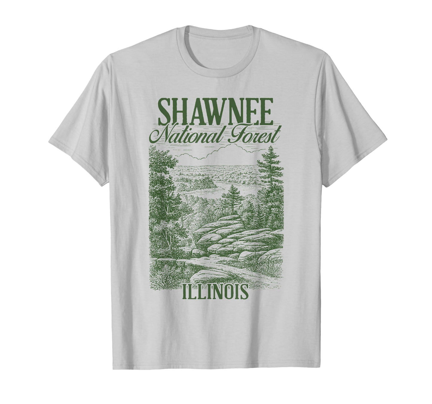 Shawnee National Forest Illinois Traveling Nature Exploring T-Shirt