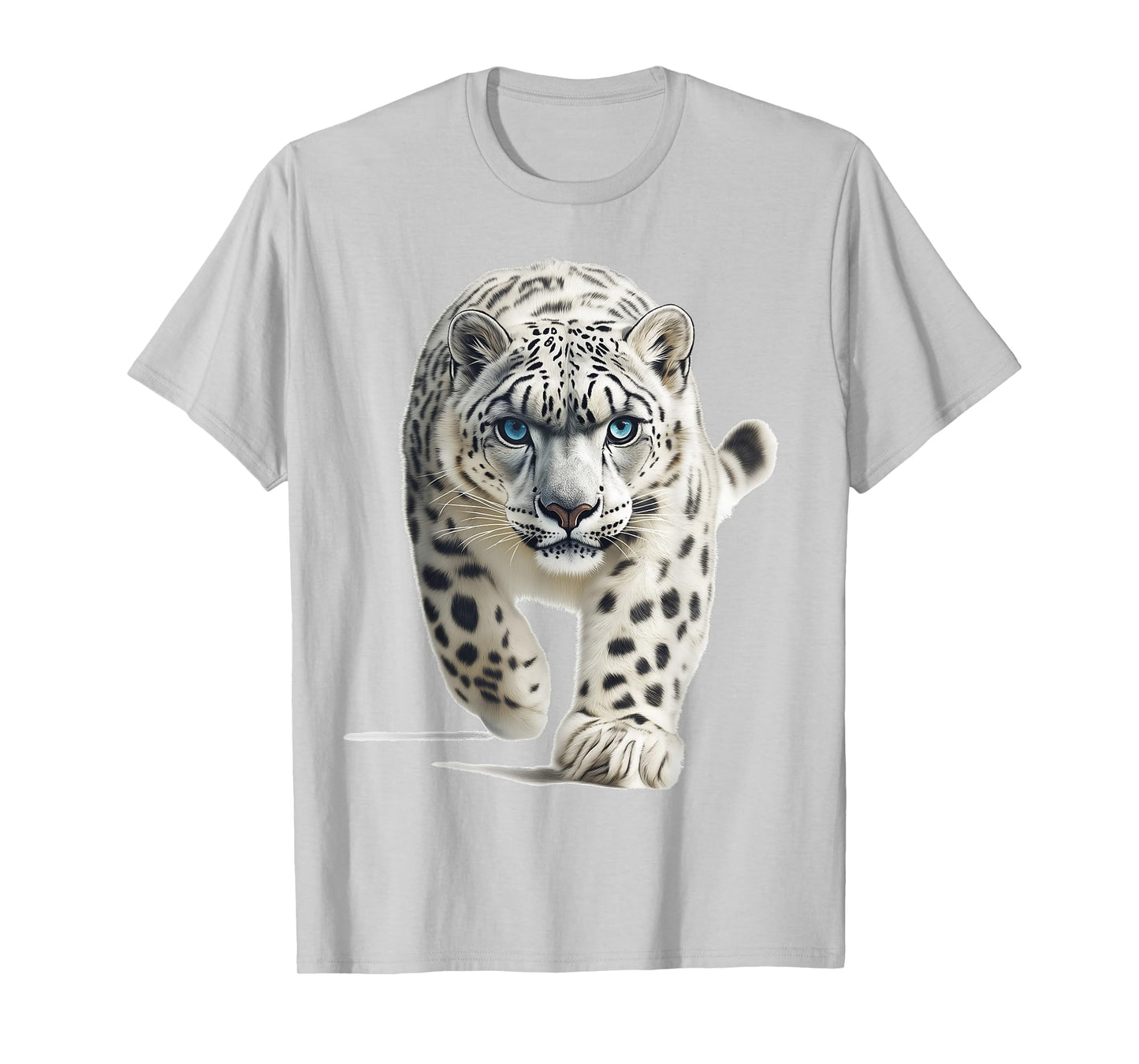 Snow Leopard Stare Snow Leopard Stalk Fierce Snow Leopard T-Shirt