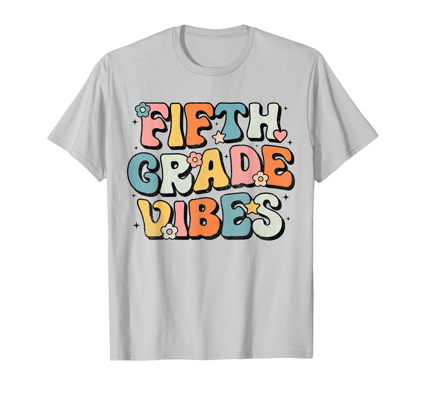 Fifth Grade Vibes - 5th Grade Team Retro 1st Day of School T-Shirt