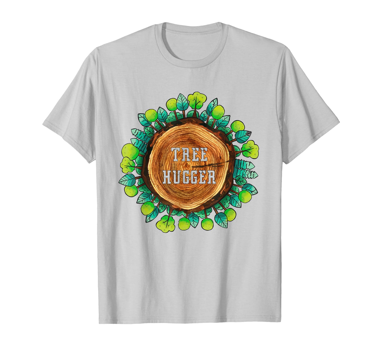 Vintage Retro Environmental Nature Lover Tree Hugger T-Shirt