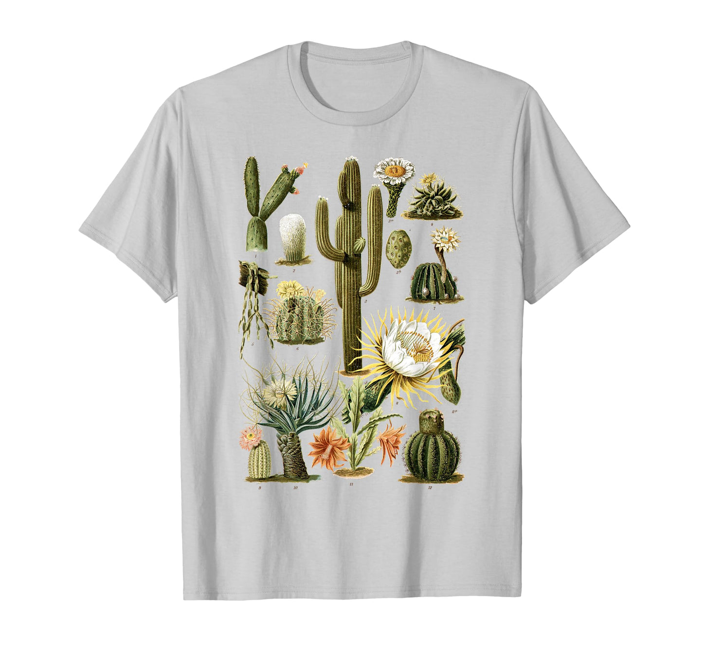 Cactus Succulent Plant Vintage Cacti Botanical Botanical T-Shirt