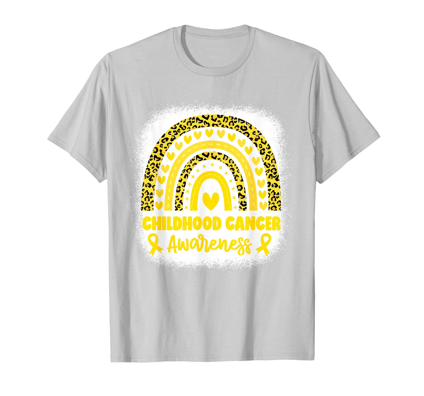 Childhood Cancer awareness Gold Rainbow Childhood Cancer T-Shirt