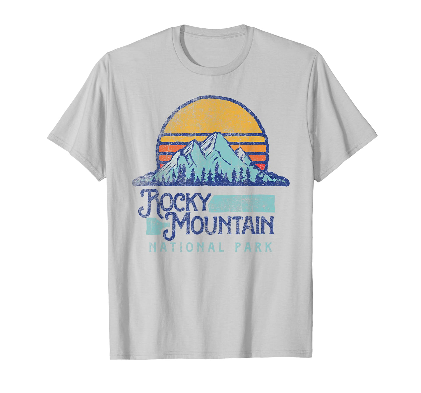 Vintage Rocky Mountain National Park Retro T-Shirt