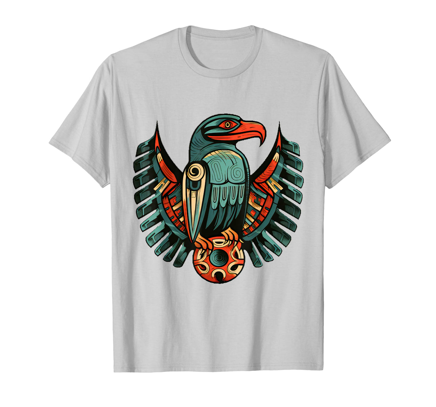Pacific Northwest Native Art Raven Bird PNW T-Shirt