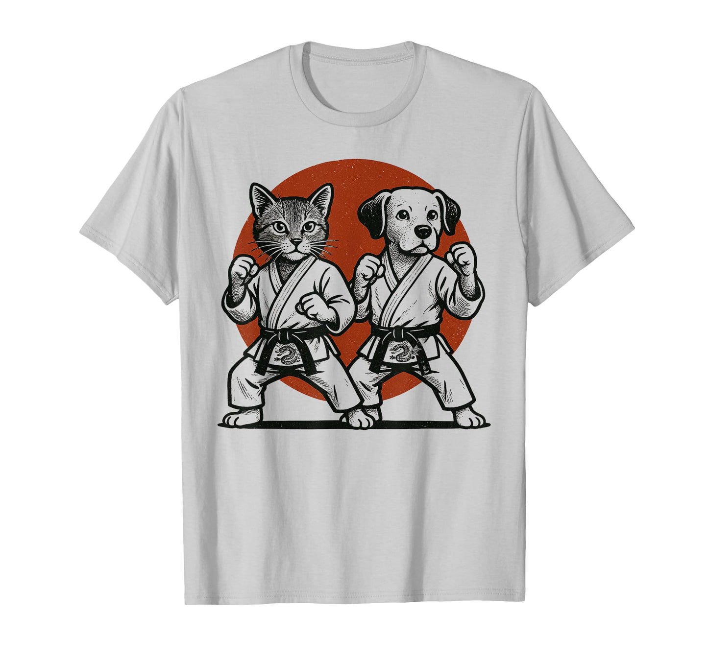 Karate Cat Dog Karate Gi Karate Japanese Stuff Karate T-Shirt