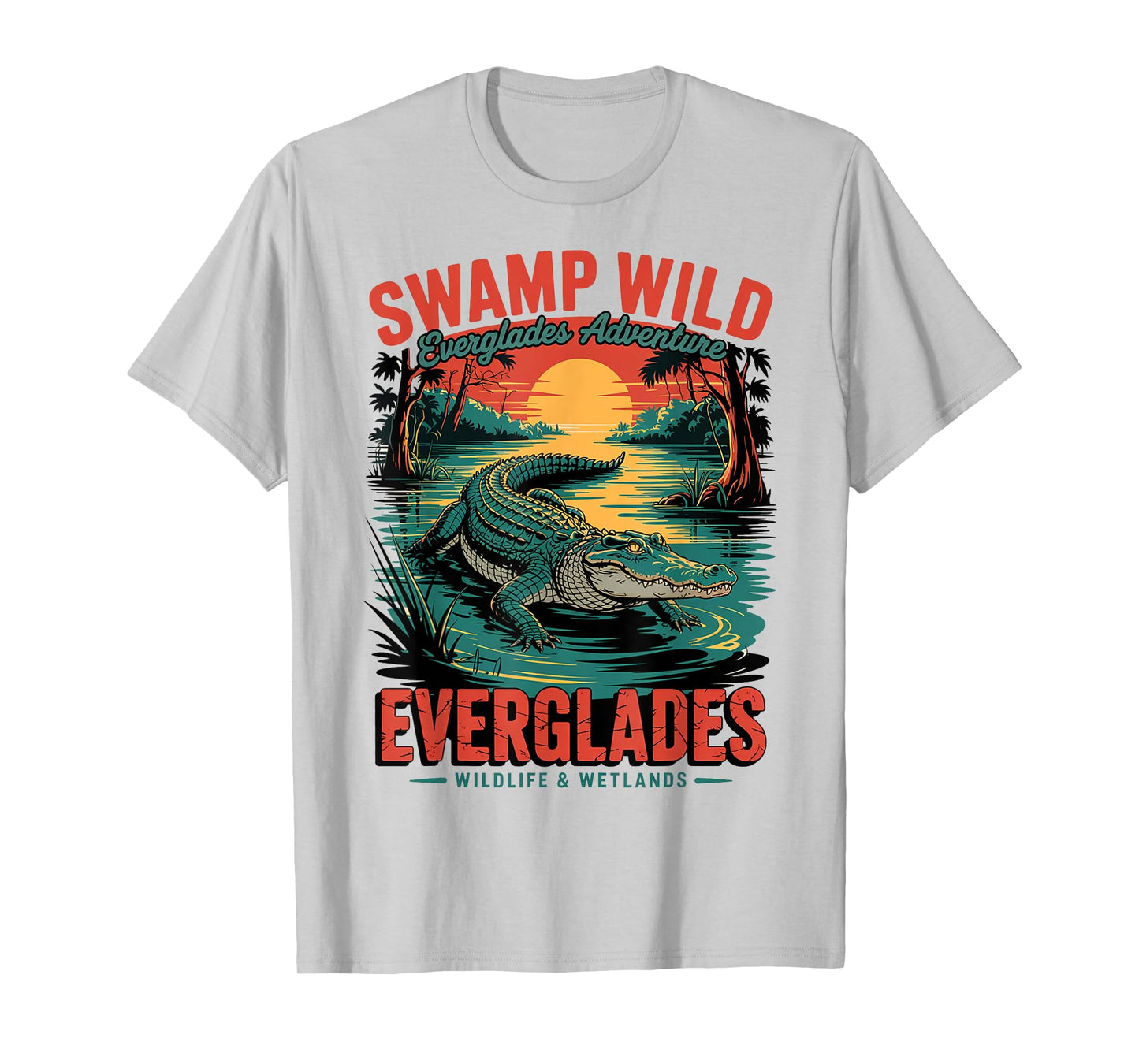 Explore Everglades Wildlife Swamp - USA Florida Everglades T-Shirt