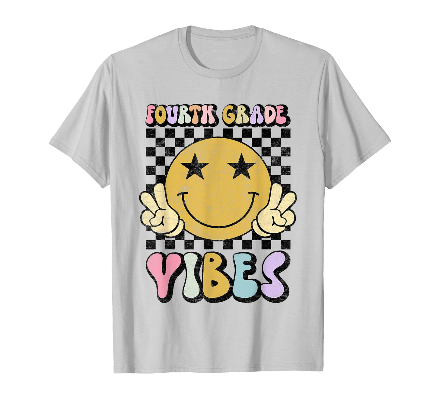 Fourth Grade Vibes 4th Grade Back to School Teacher Student T-Shirt