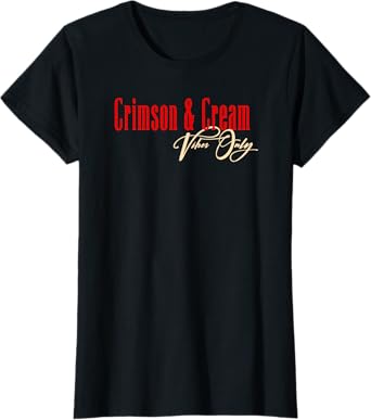 Only DST Crimson and Cream Vibes T-Shirt