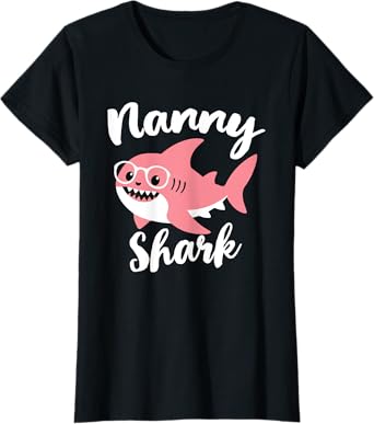 Nanny Shark Mother's Day Grandma Funny T-Shirt