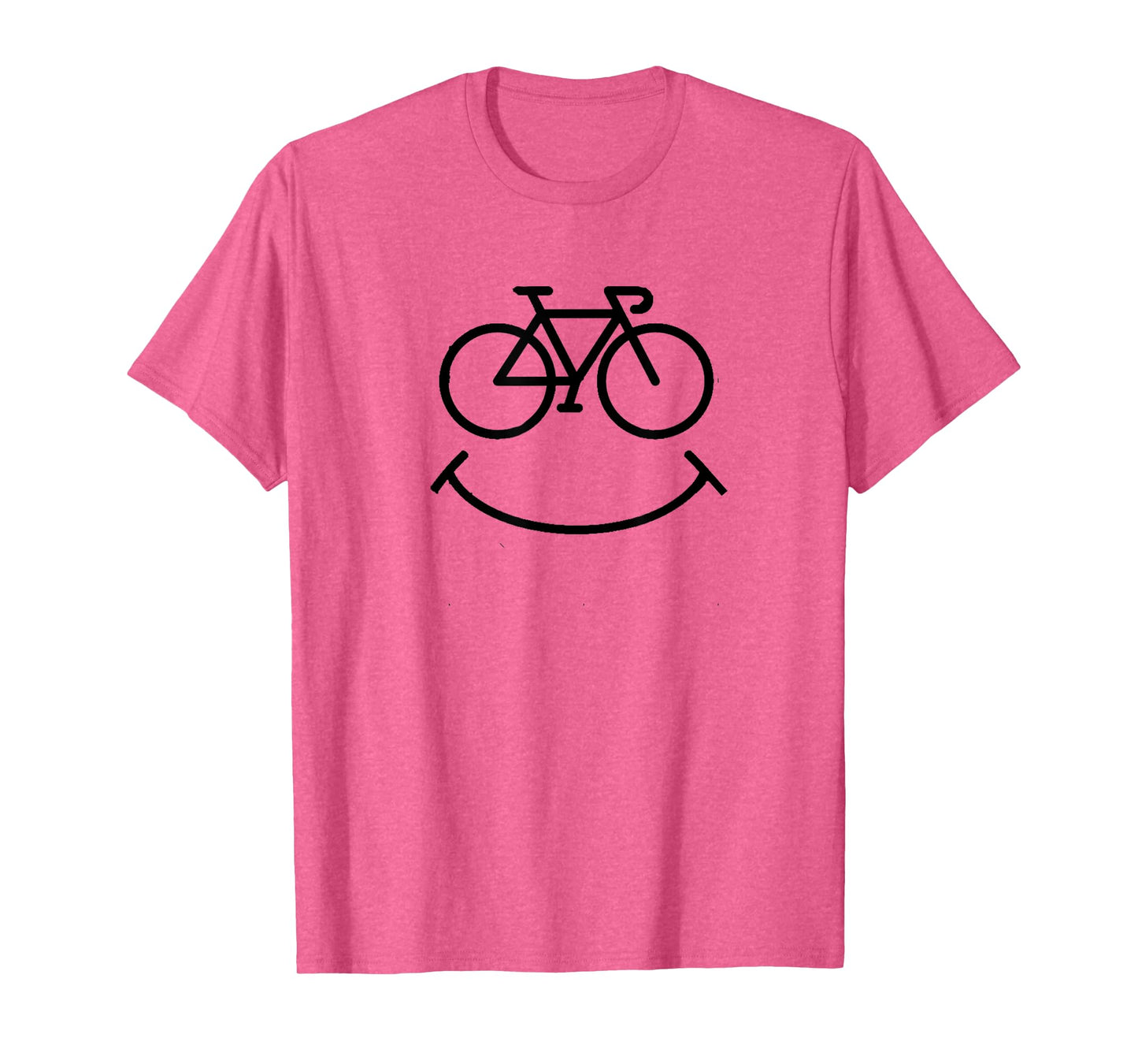 Funny Bicycle Smile for Cycling Fans Road Bike T-Shirt