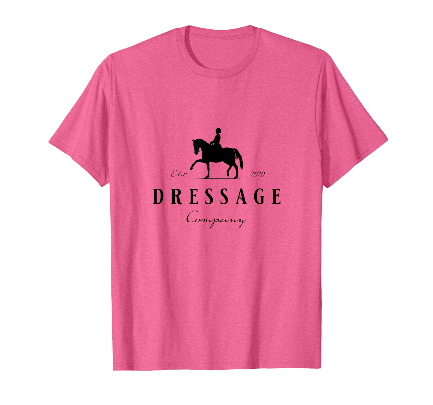 Dressur Pferd mit Dressurreiterin - Dressage Grey Horse Dressage Rider T-Shirt