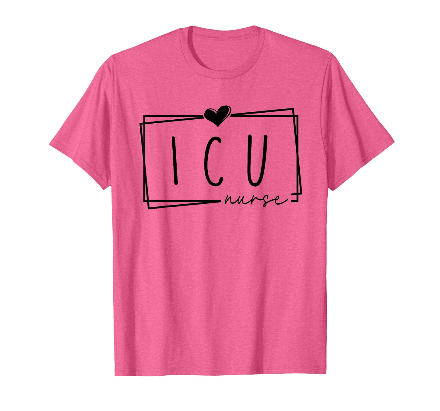 ICU Nurse Women's Intensive Care Unit Nurse Nursing Critical Care T-Shirt, White, Small