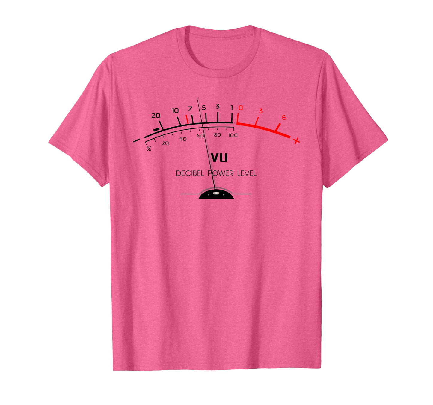 Retro VU Meter Sound Level Studio Hi-Fi Vintage Stereo Music T-Shirt
