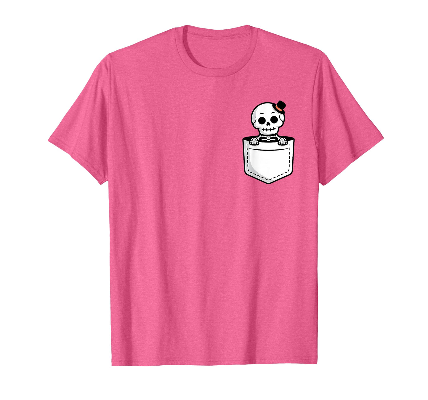 Halloween Skeleton Costume Pocket Men Women Kids Boys Girls T-Shirt