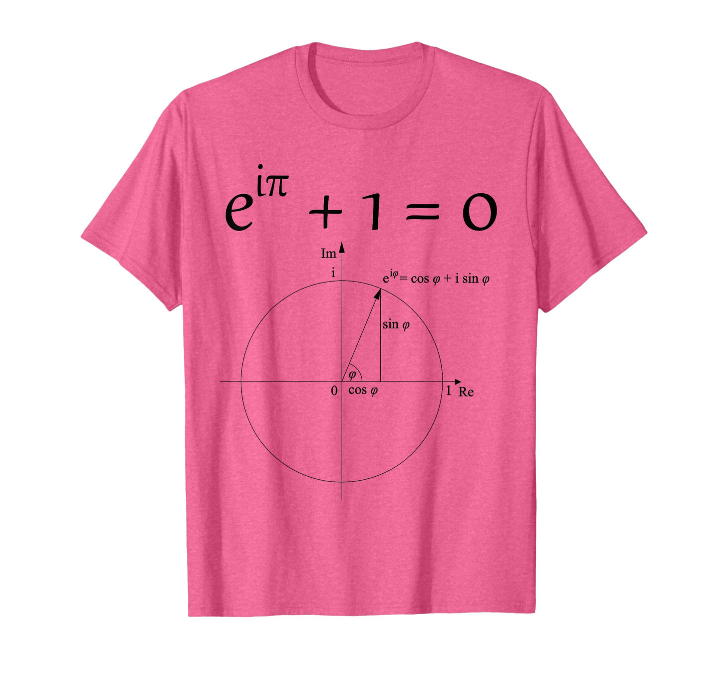 Euler's Identity Mathematical Constants Number Pi Physicist T-Shirt