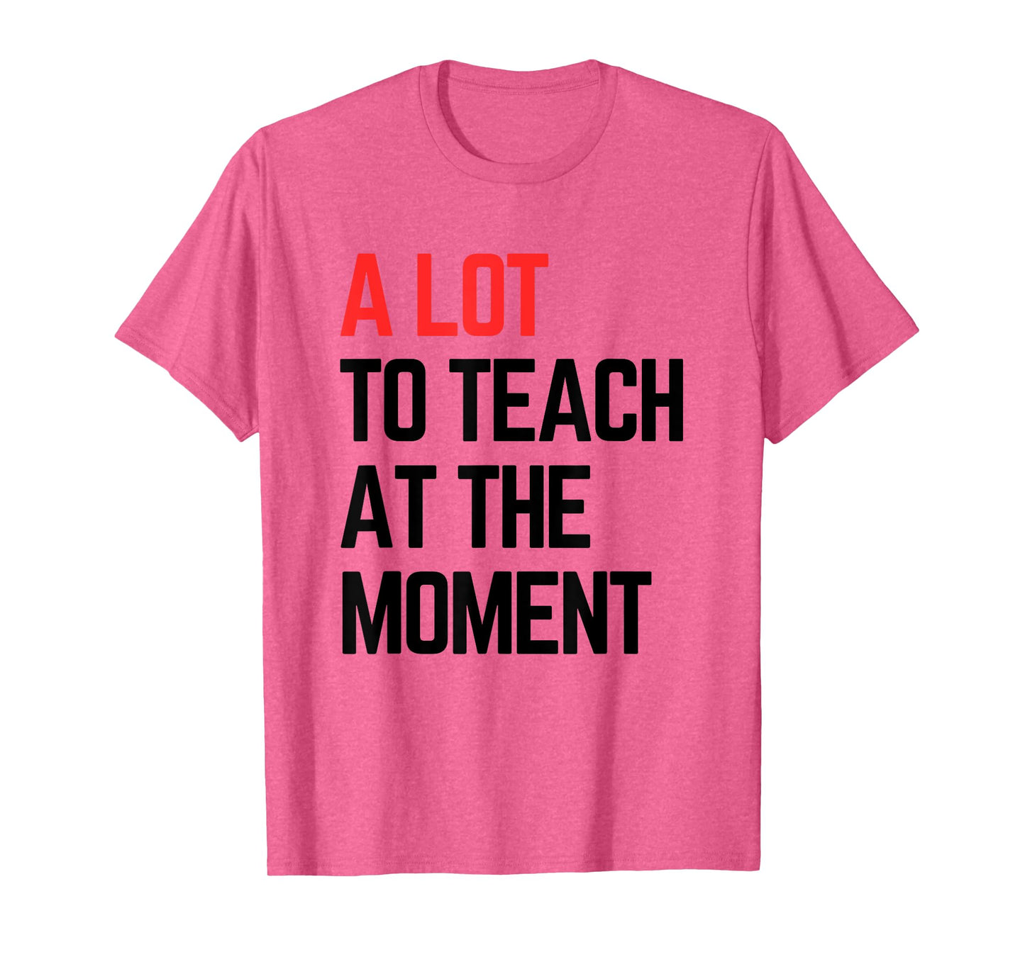 A Lot to Teach at the Moment Vibes, Inspiring Lessons Moment T-Shirt