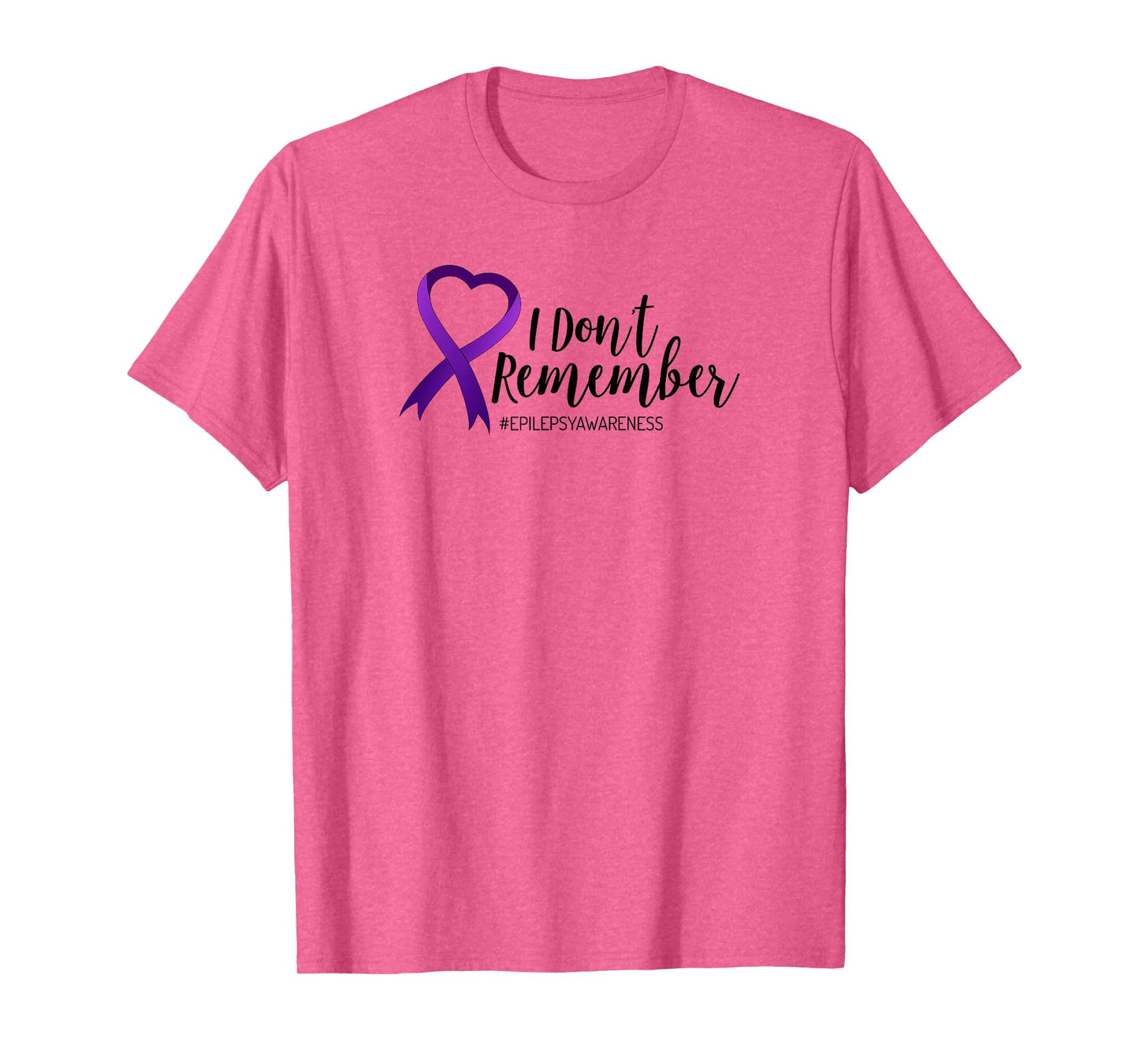 I Don't Remember Epilepsy T Shirt for Men Women Kids Ribbon