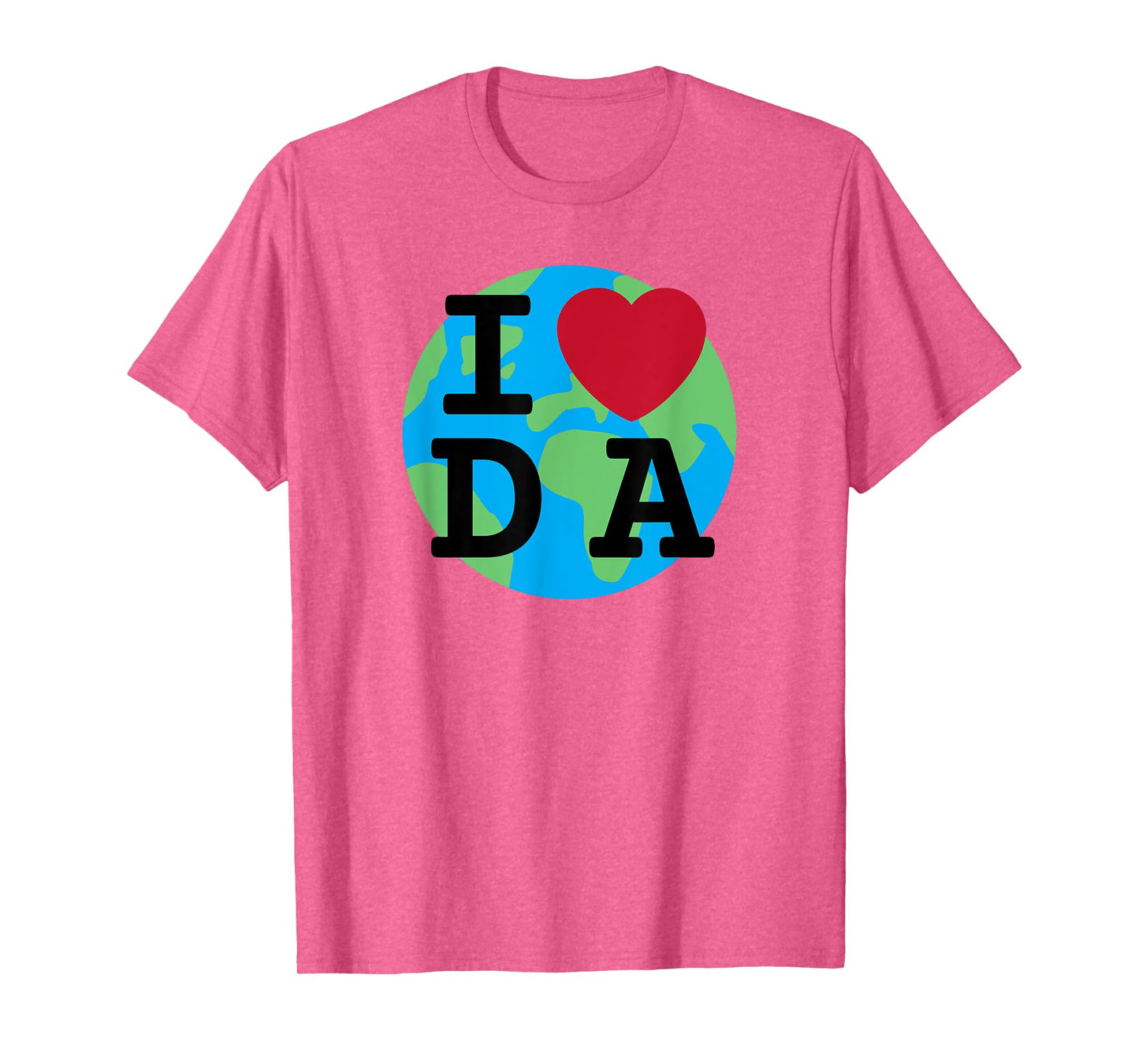 I Love DA Heart David Attenborough Fan Earth T-Shirt