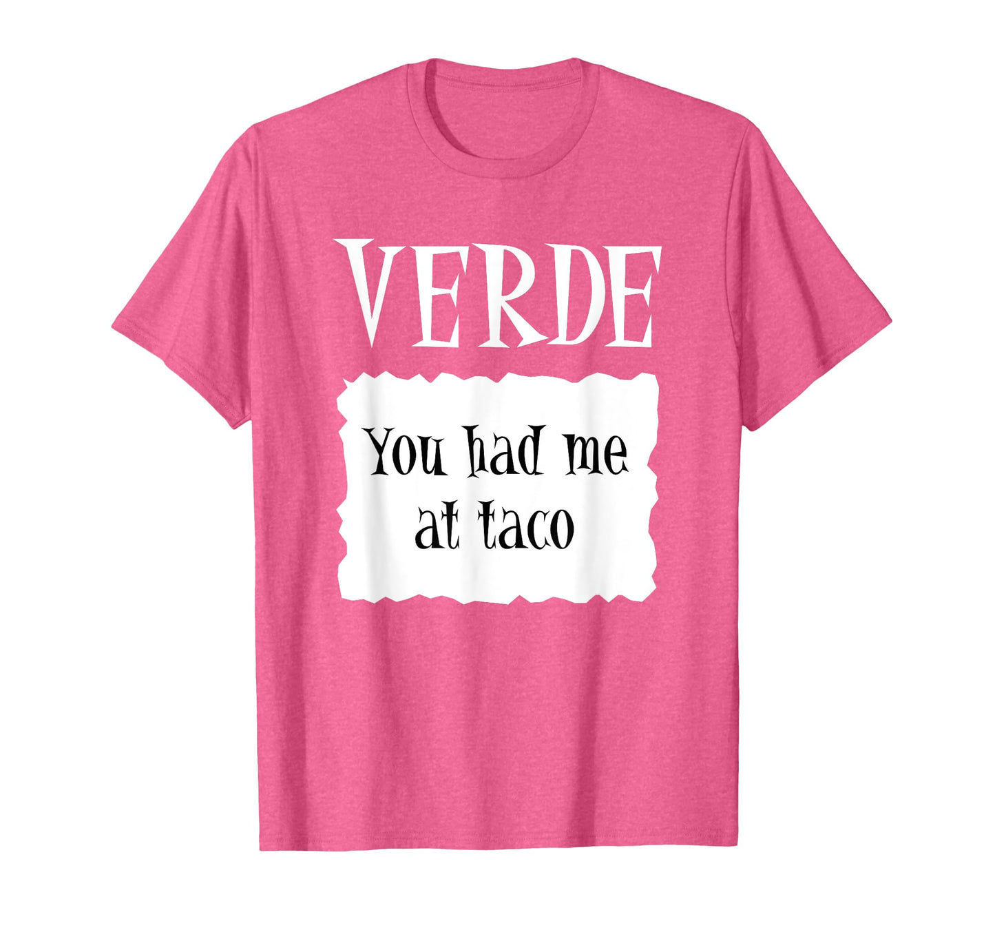 VERDE - Hot Packet Halloween Taco Costume T-Shirt