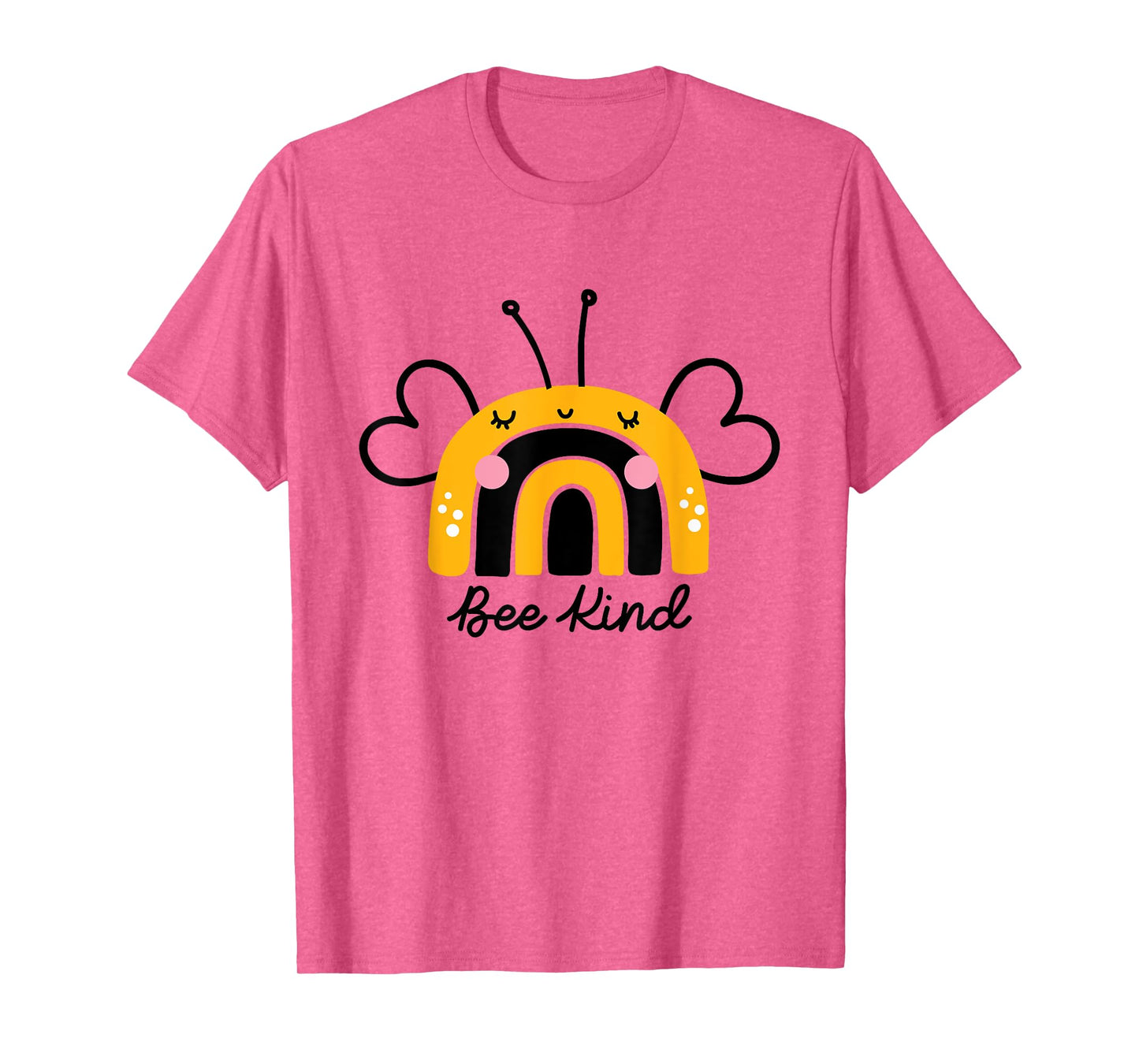 Bee Kind Rainbow Honey Bumble Bee Kindness Women Kids T-Shirt