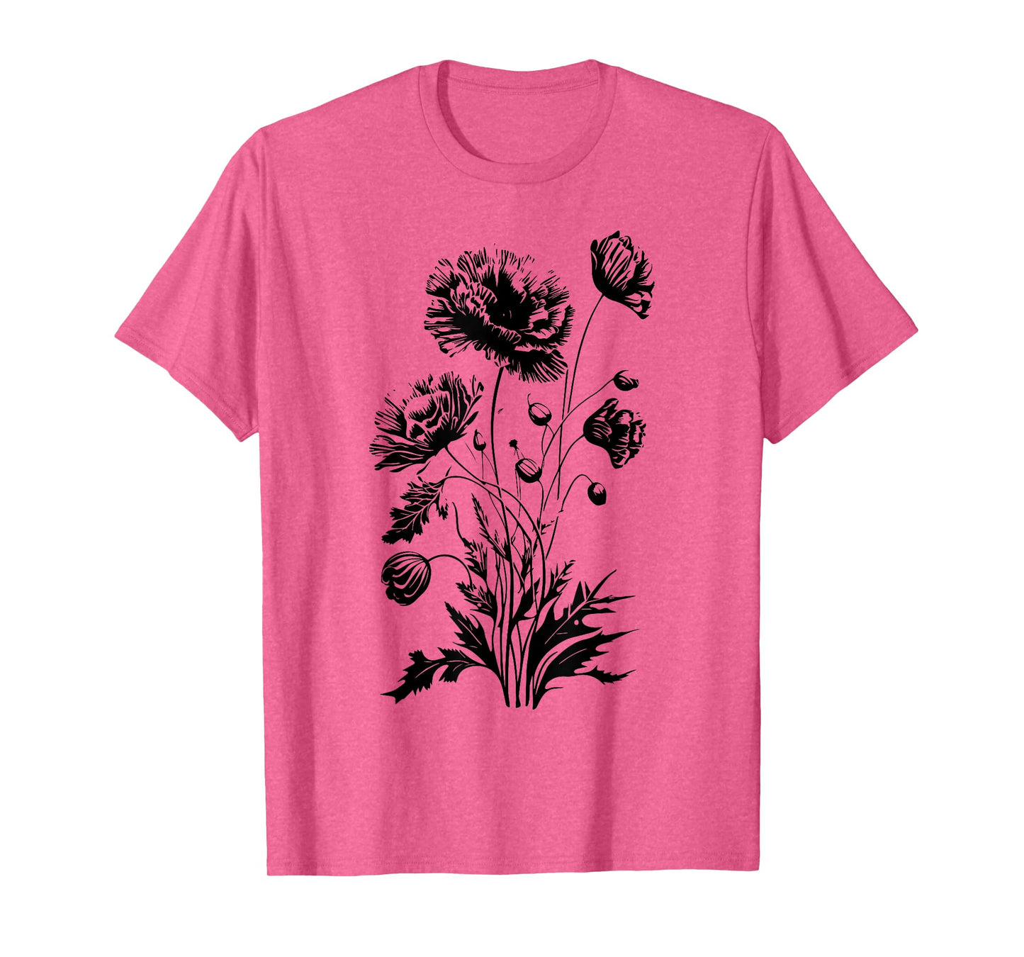 Poppies, spring bloomers, summer, flower, garden, outdoor T-Shirt for Men Women Kids