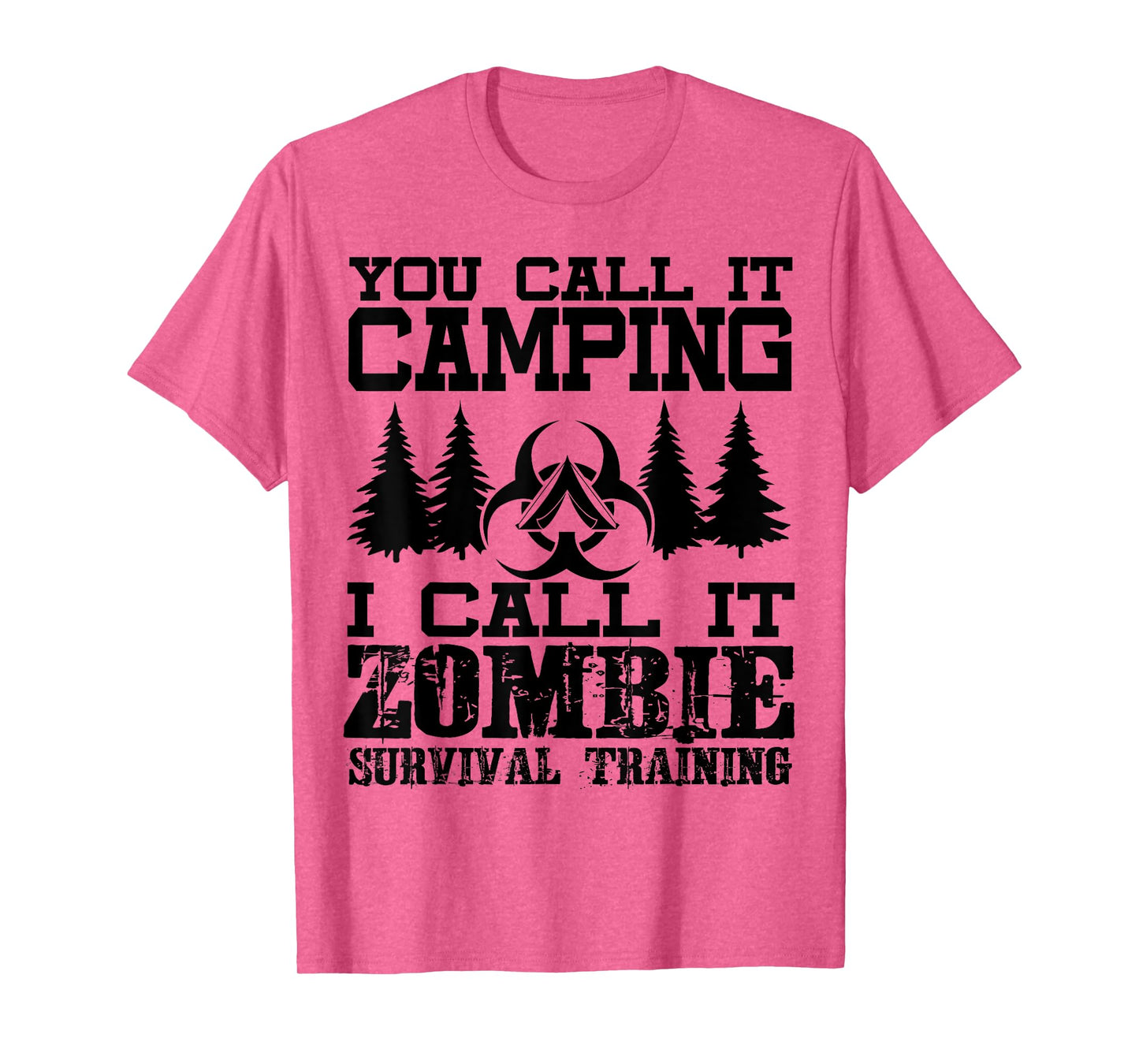 Zombie Survival Training Camping Shirt - Funny Halloween T-Shirt