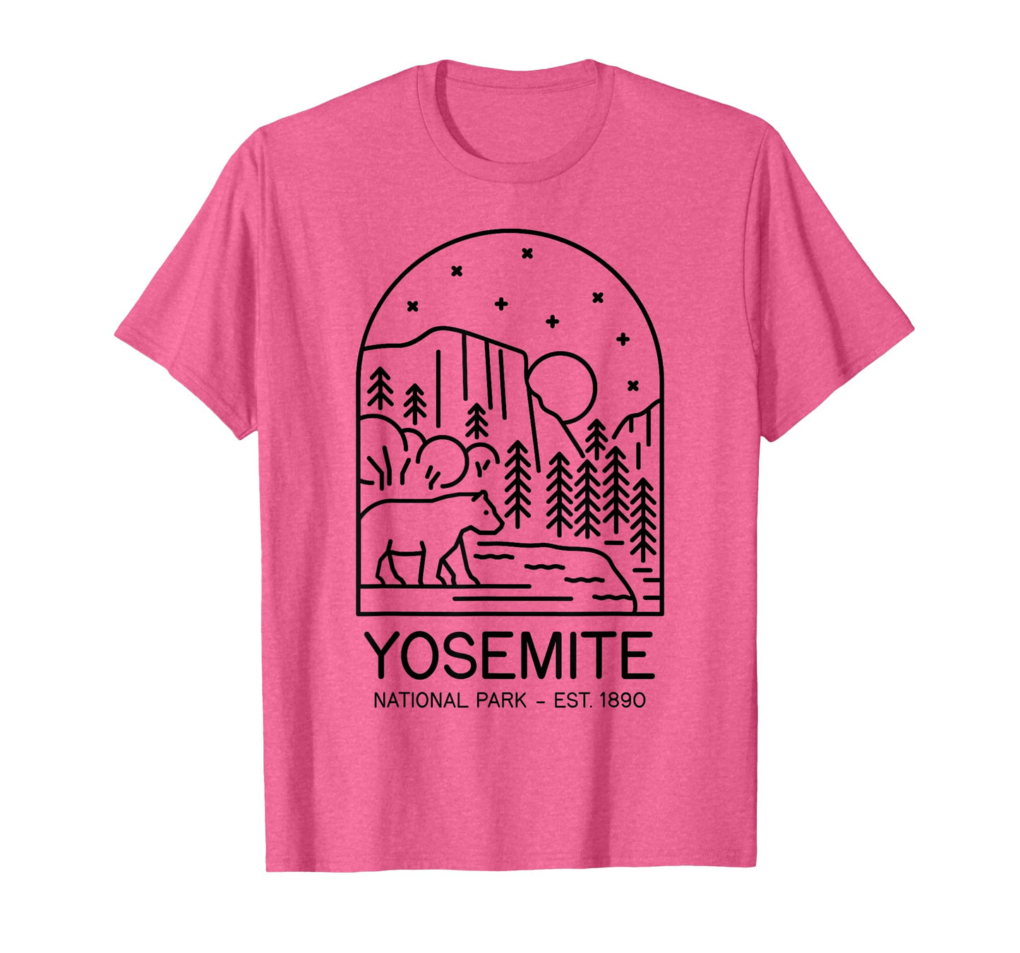 Yosemite National Park 1890 California Mariposa Sierra T-Shirt