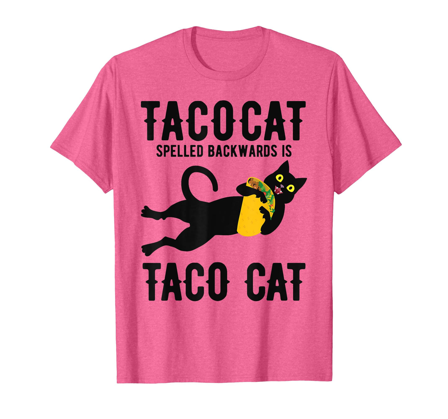 Funny Taco Cat Tshirt Boys Girls Cinco De Mayo Taco Tuesday T-Shirt