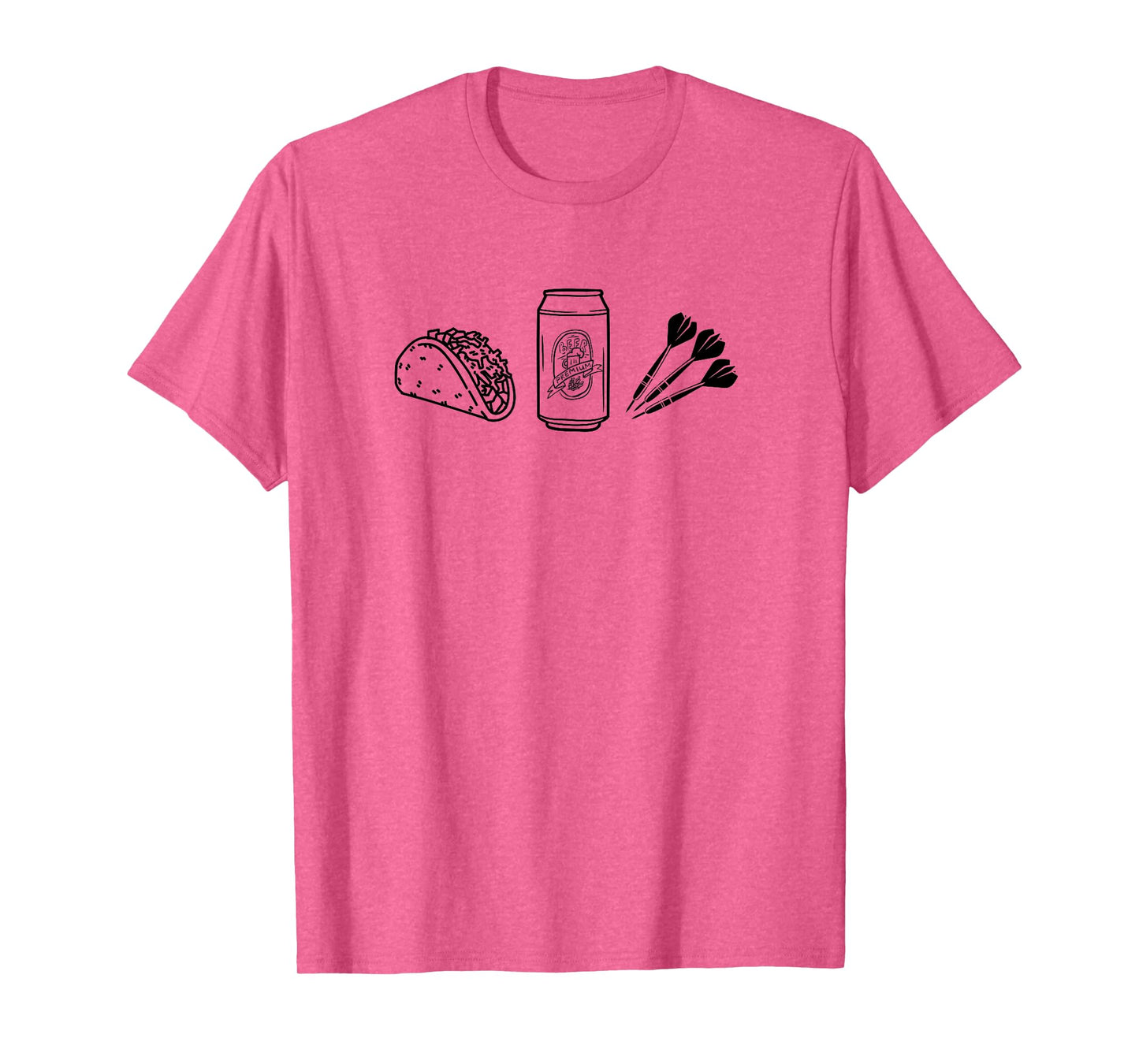 Tacos, Beer, Darts - Things I Love. T-Shirt