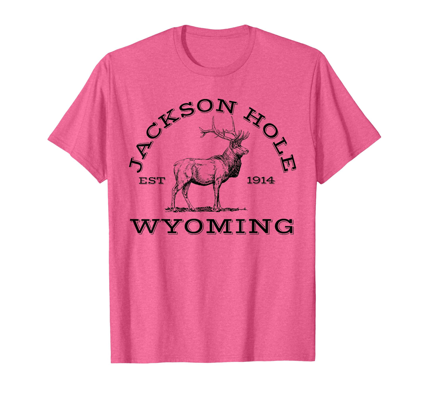 Jackson Hole Wyoming Elk Hike Outdoors T-Shirt