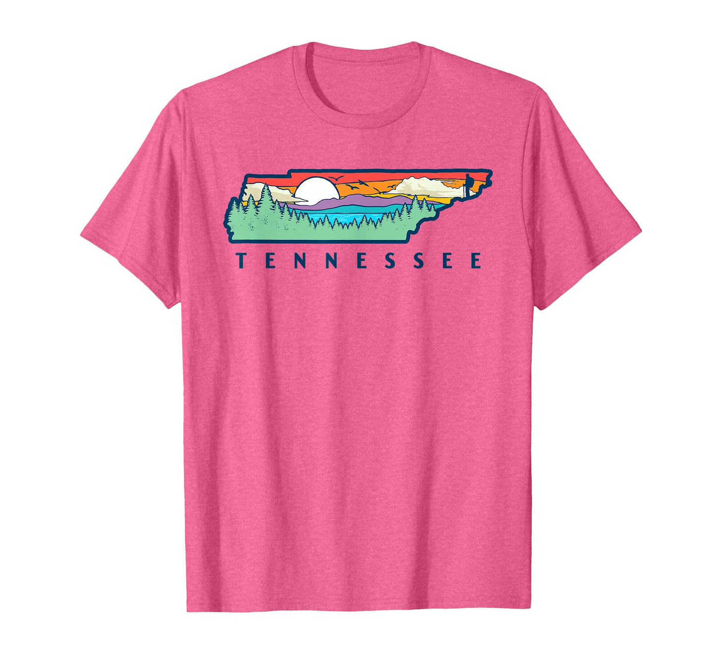Tennessee Mountains & Outdoors State Pride Nature Graphic T-Shirt