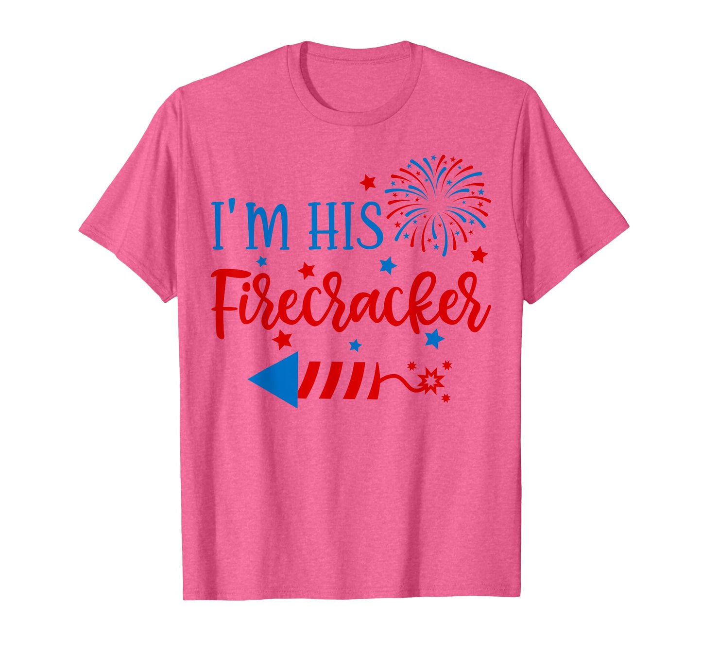 I'm His Firecracker 4th Of July His Her Matching Couple T-Shirt
