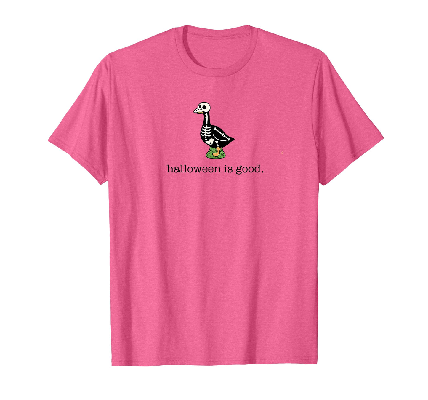 Cute Porch Goose Funny Halloween is Good Skeleton Costume T-Shirt