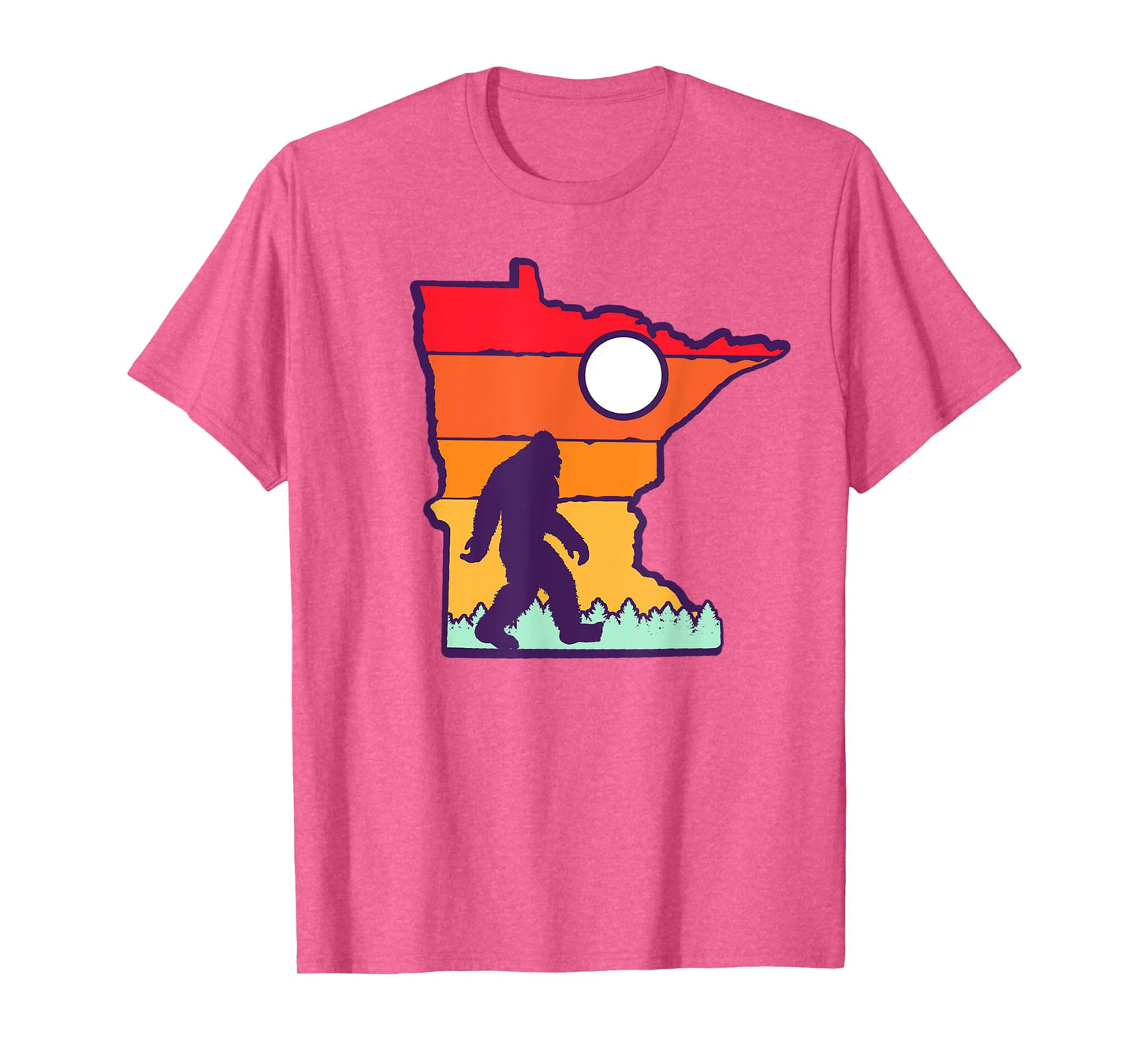 Minnesota Vintage Outdoor Bigfoot State Sasquatch Team Retro T-Shirt