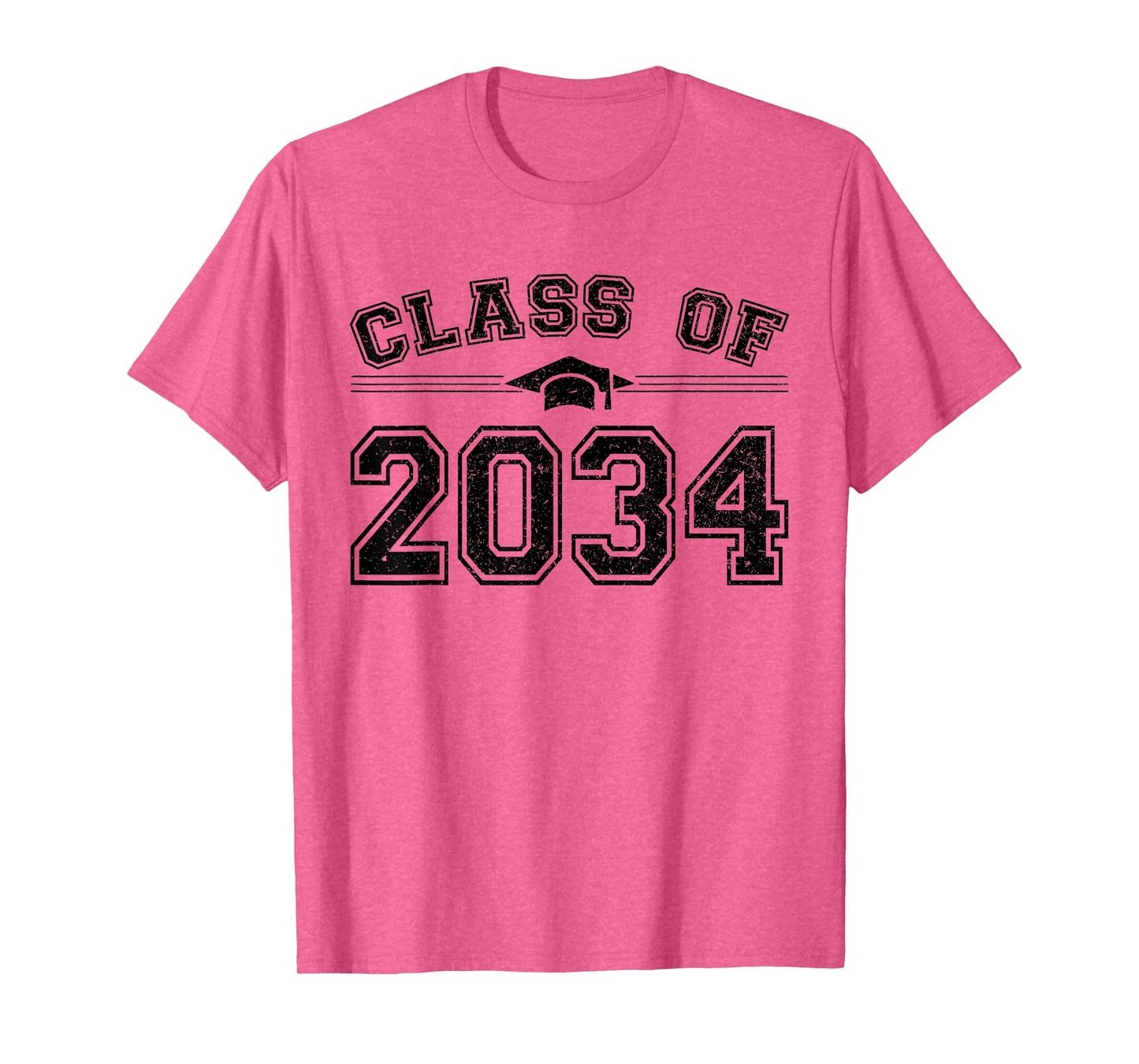 Class of 2034 Grow With Me Graduation First Day of School T-Shirt