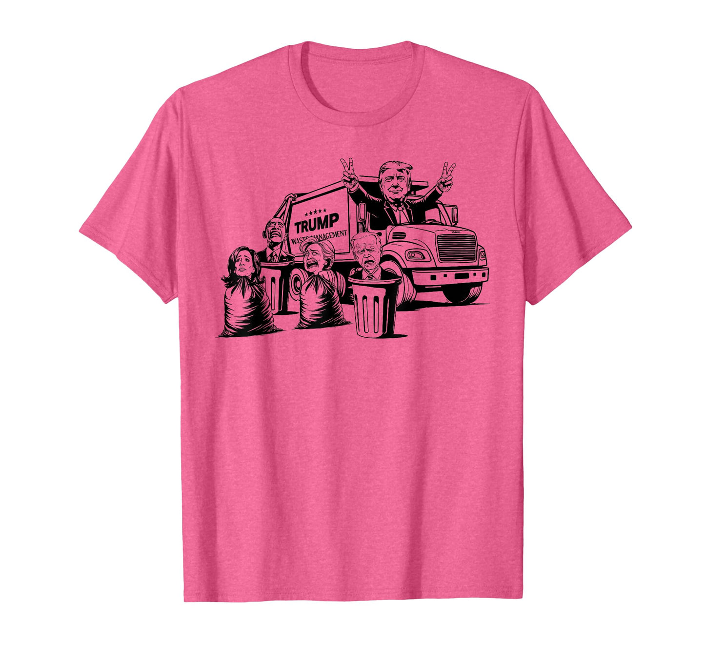 Vintage Trump Garbage Truck Waste Management 47th President T-Shirt