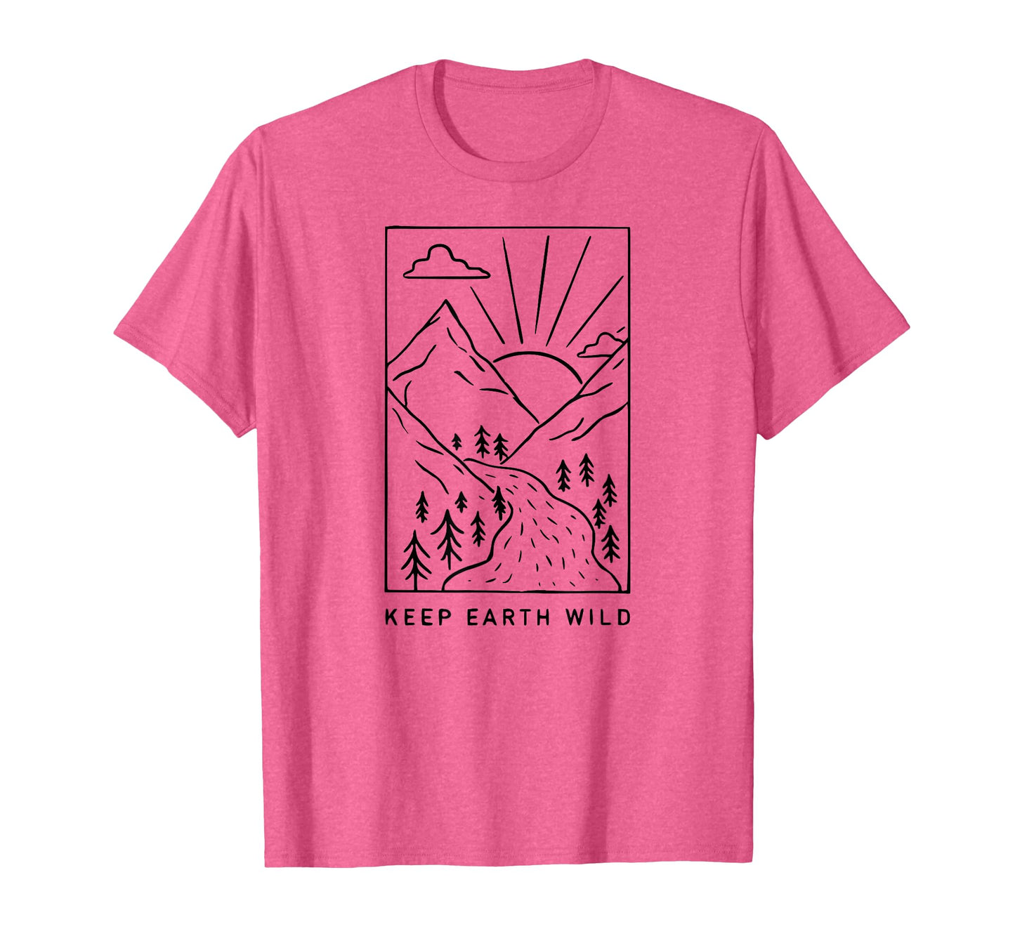Keep Earth Wild T Shirt Nature Lover Funny T-Shirt