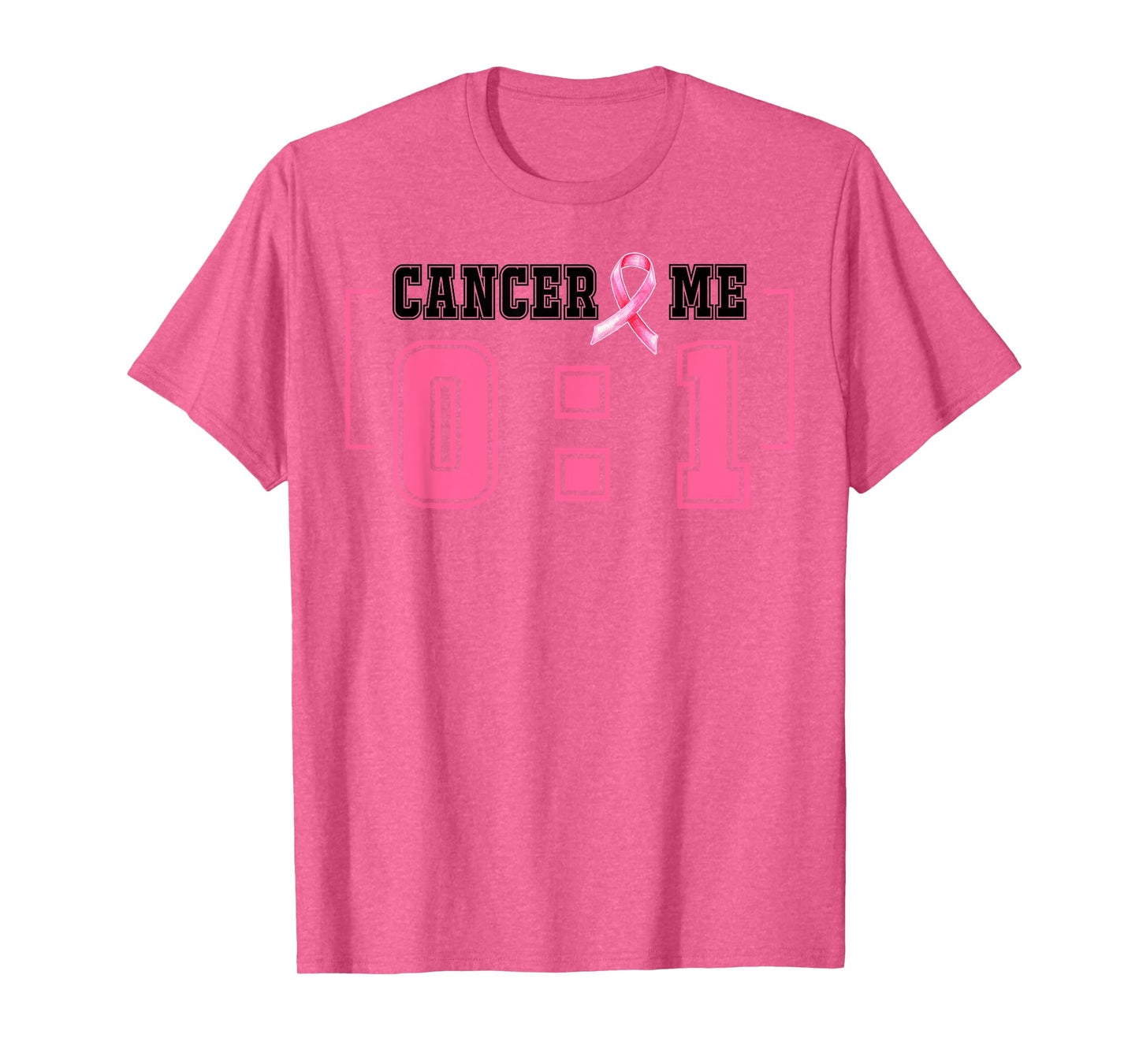 Cancer 0 Me 1 Shirt Breast Cancer Awareness Survivor Gift T-Shirt