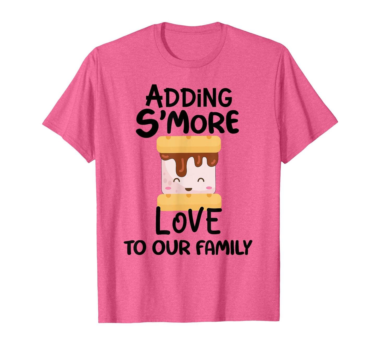 Adding Smore Love To Our Family Camping Pregnancy Announceme T-Shirt