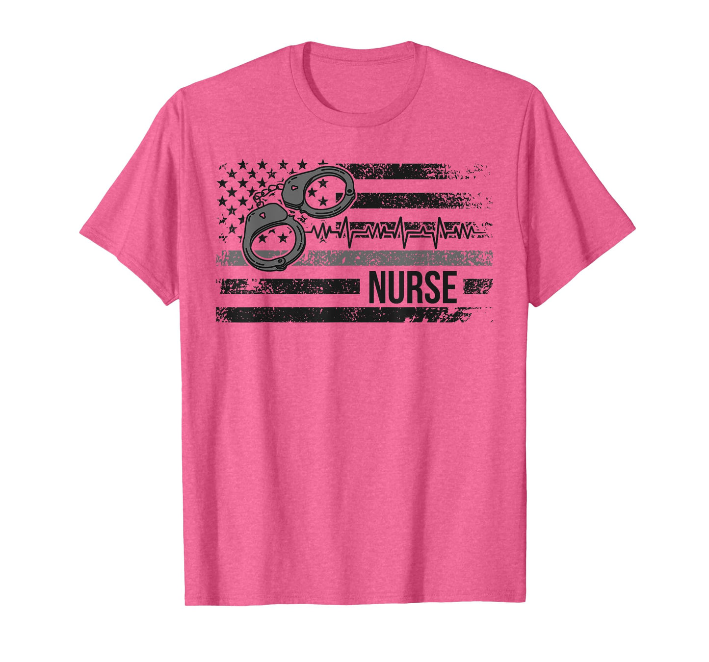 Correctional Nurse American Flag Corrections Nursing T-Shirt