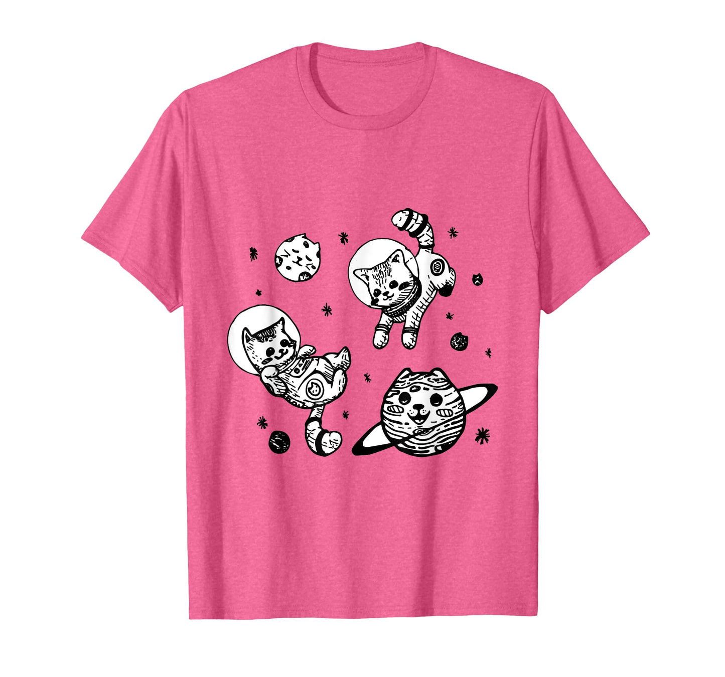 Kitty Cats Flying in Space - Kittens T-Shirt T-Shirt