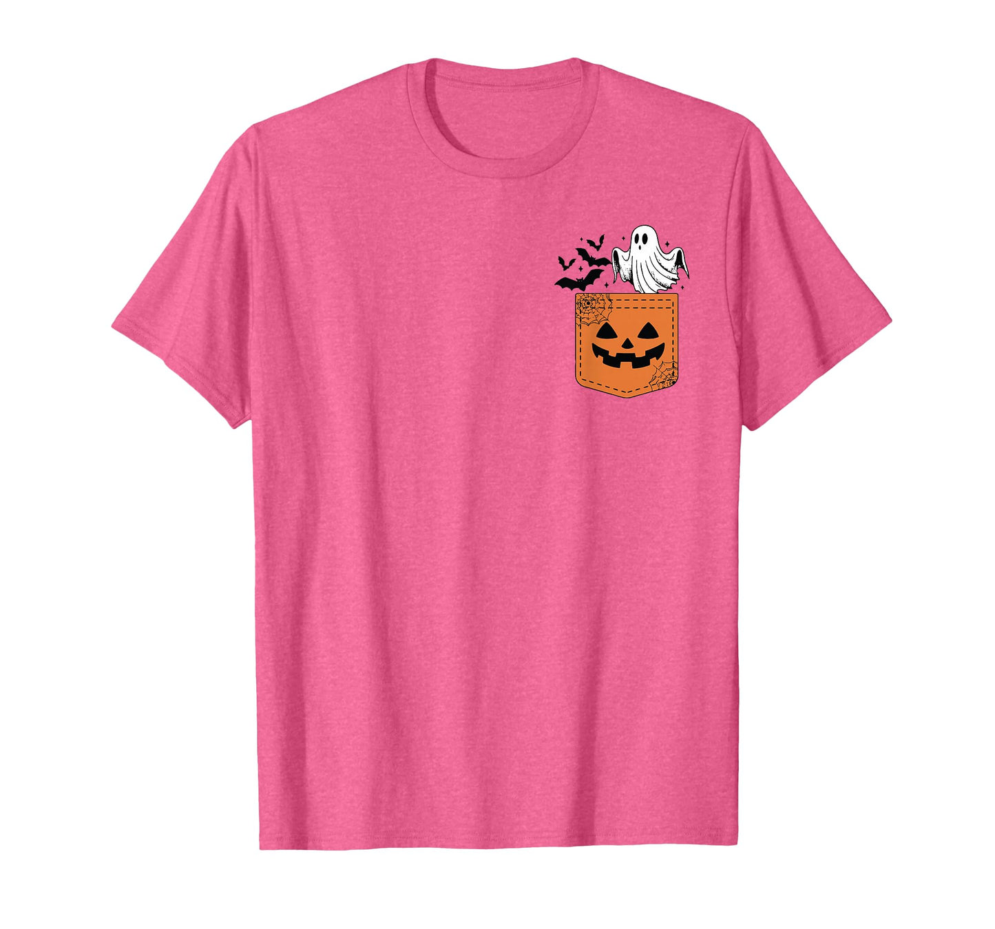 Pocket Ghost Scary Funny Halloween Costume Men Women Kids T-Shirt