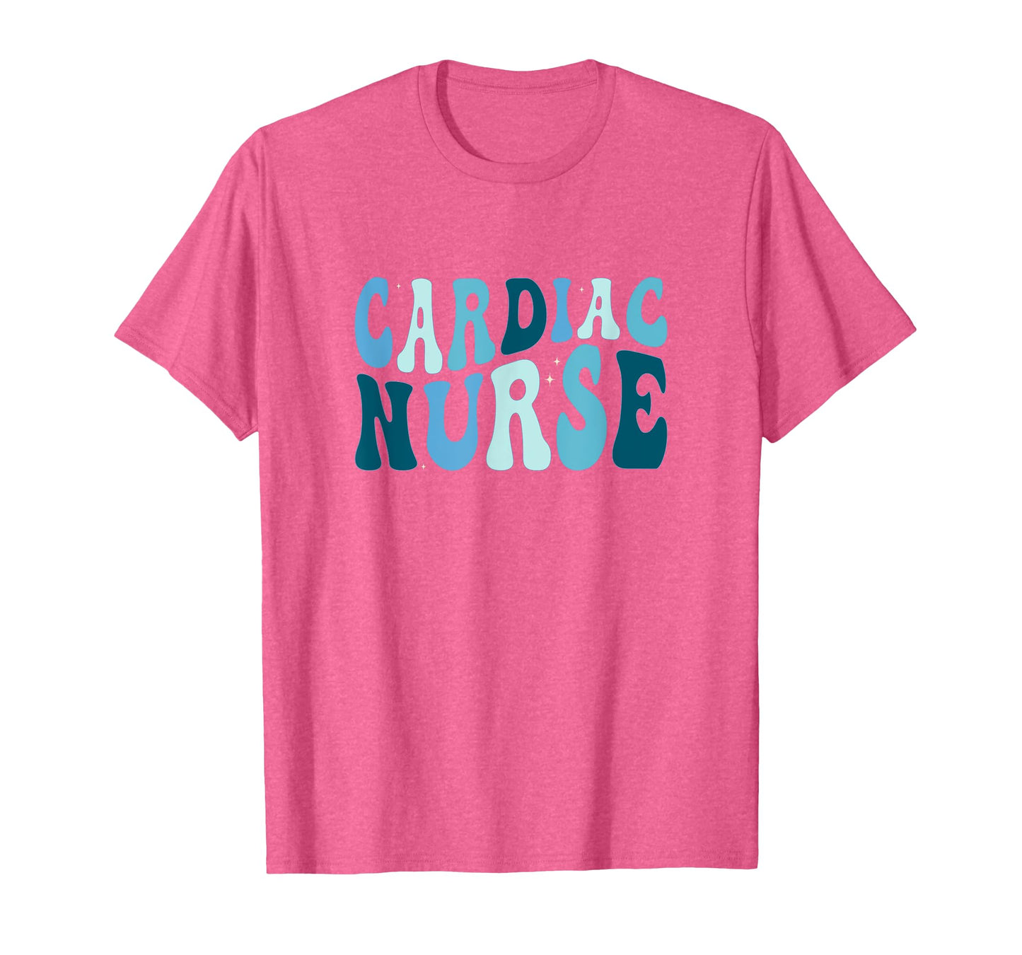 Groovy Cardiac Nurse Cicu Cvicu Cardiology Heart Healthcare T-Shirt