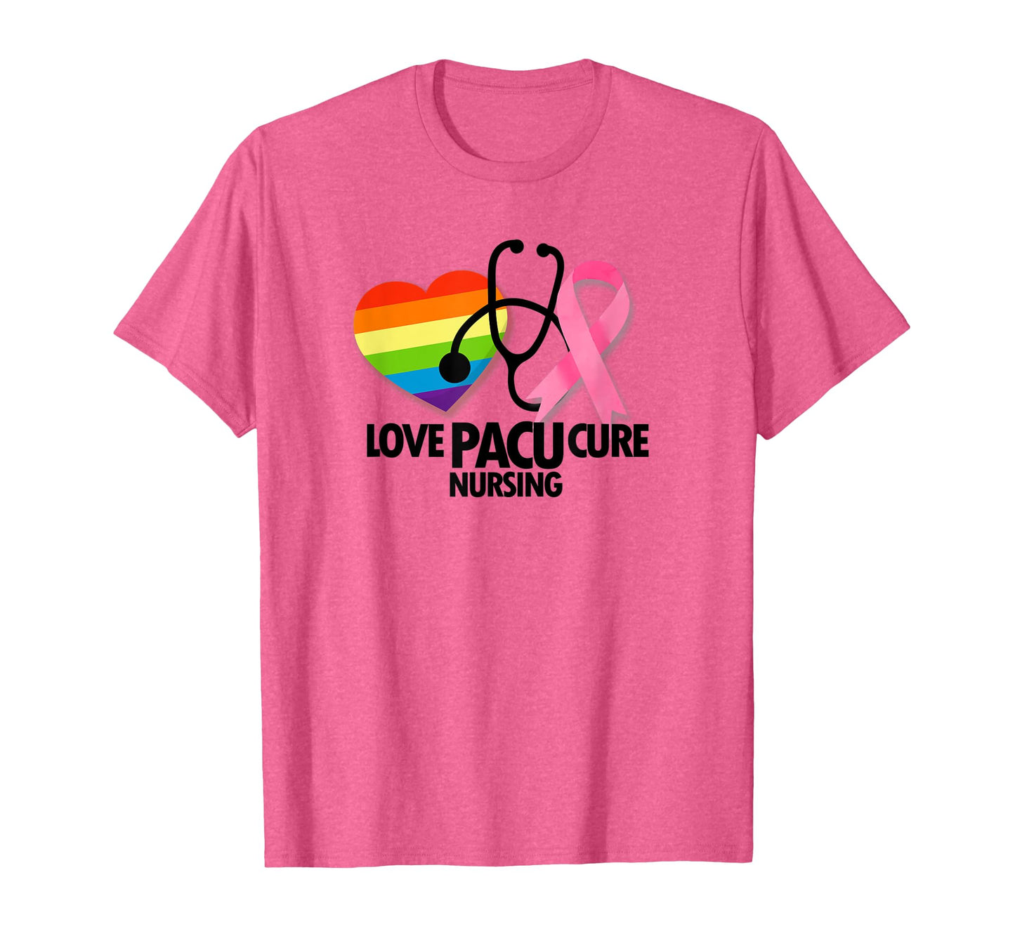 PACU Nurse RN Breast Cancer Awareness T-Shirt