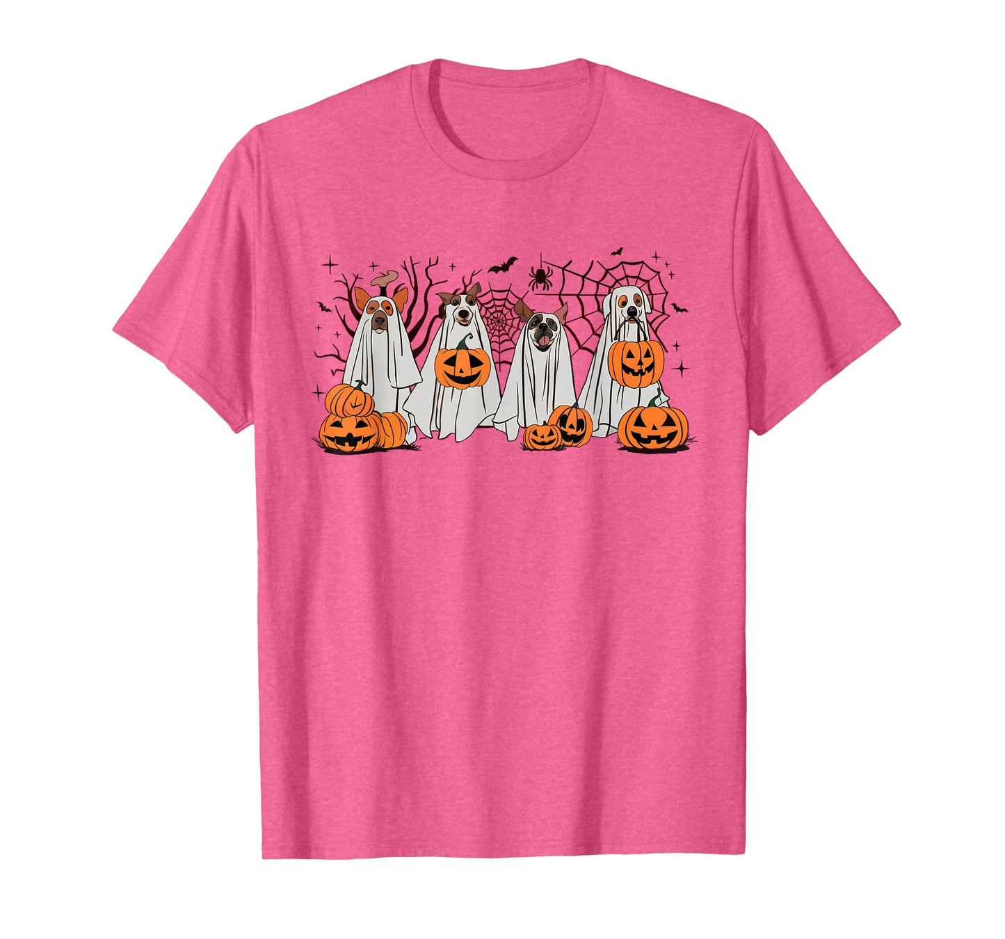 Halloween Boo Dogs Ghost Pumpkins Spooky Dog Lover Outfit Men Women Kids T-Shirt