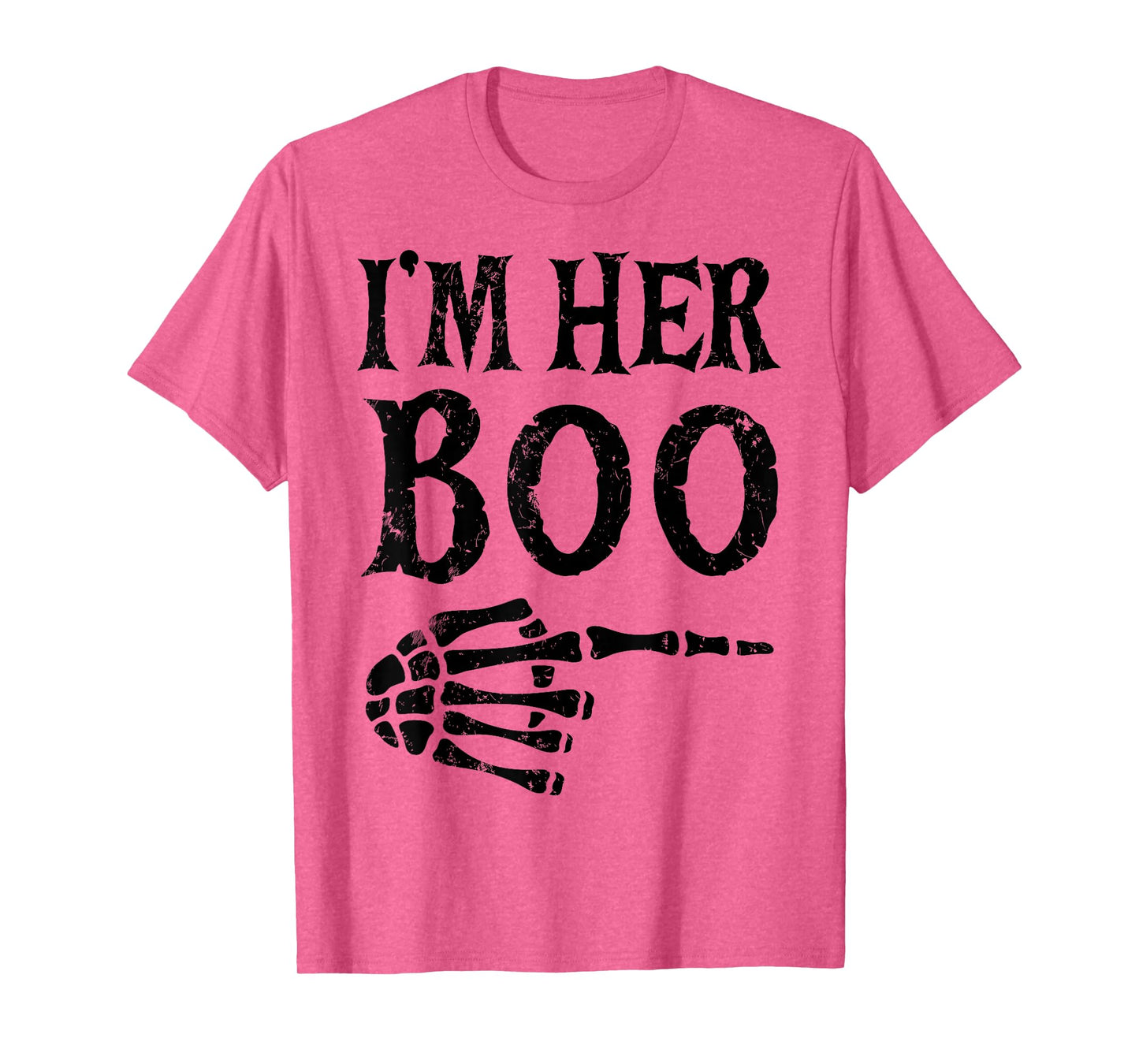 I’m Her Boo I’m His Ghoul Funny Halloween Matching Couples T-Shirt