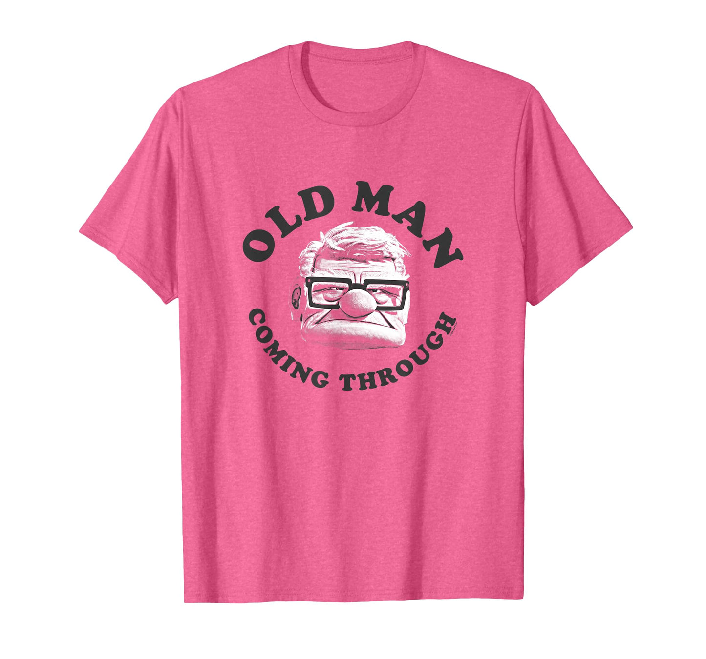 Disney Pixar Up Old Man Coming Through Vintage Carl Face T-Shirt