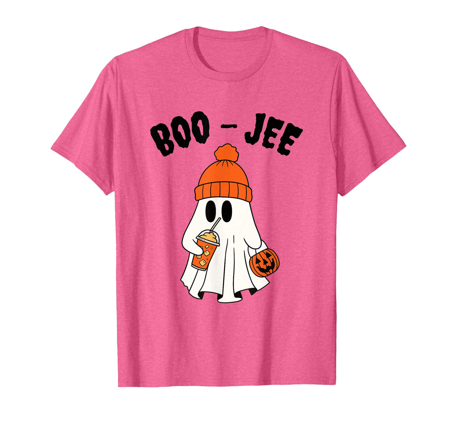 Funny Boo-JEE Creepy Ghost Halloween Pumpkin Spooky Season T-Shirt