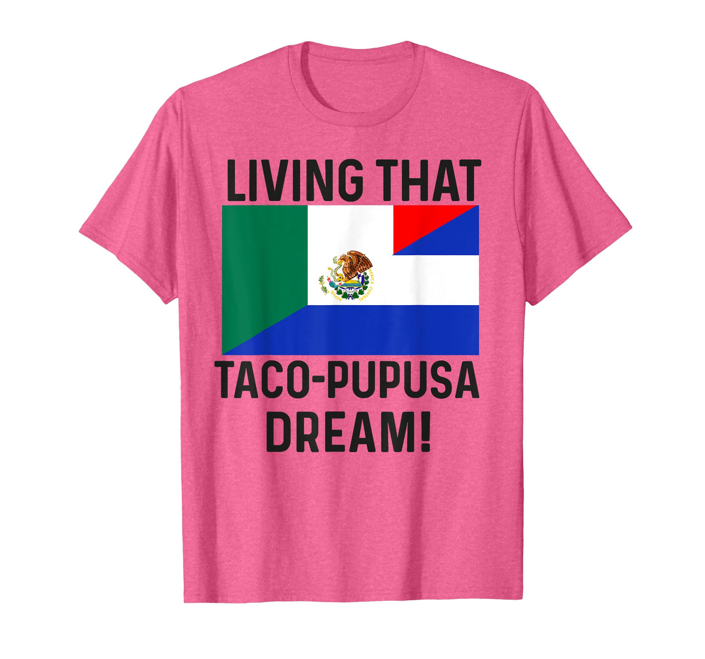 Half Salvadorian Half Mexican flag mexico and Salvadoran T-Shirt